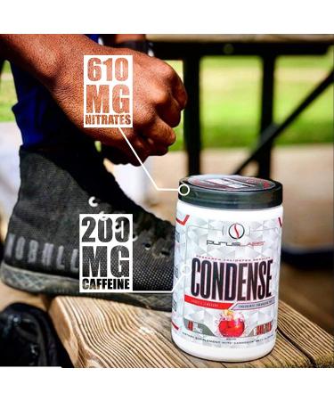 Purus Labs Condense Crisp Green Apple Pre-Workout Powder - 40 Servings, Energy Boost, Beta-Alanine, Nitric Oxide, Clean Energy - Buy Online on GoSupps.com