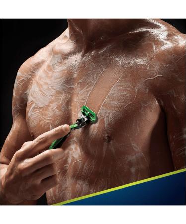 Buy Gillette Body Razor for Men | 3-Layer Blade + 1 Extra Blade | International Shipping Available - Buy Online on GoSupps.com