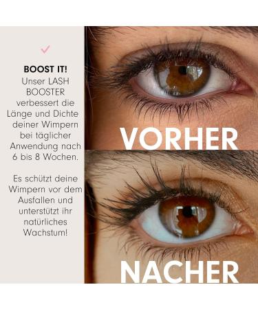  HelloBody HelloBody Lashbooster Eyelash Serum 6ml For longer fuller lashes Fragrance-free and gentle on the eye area Natural formula Hormone-free eyelash serum Serum for - Buy Online on GoSupps.com