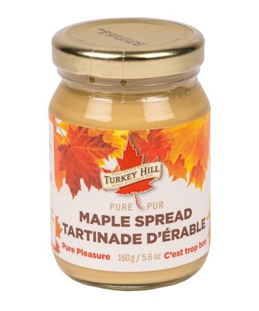 Turkey Hill Sugarbush Pure Canadian Maple Butter - Natural & Delicious 5.52 oz Glass Jar for Kids & Adults - Buy Online on GoSupps.com
