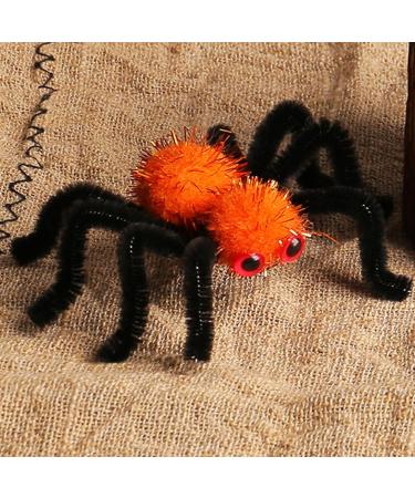 Halloween Spider Hair Clips - Horror Barrettes - Halloween Fancy Dress Accessory - Spider Dress Up Accessories Orange - Buy Online on GoSupps.com