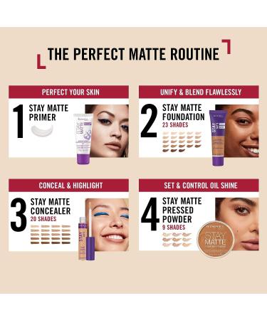Rimmel Stay Matte Concealer Golden Amber 0.23 fl oz - Buy Online on GoSupps.com