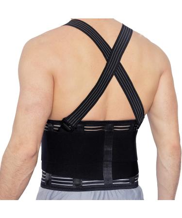 Neotech Care Adjustable Back Brace Lumbar Support Belt with Suspenders - XXL Beige - Buy Online on GoSupps.com