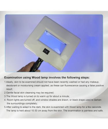 Elitzia Portable Beauty Salon Wood Lamp - USA Stock Facial Skin Care Analyzer | 3X Magnifying Lamp with Plastic Slide Cover ETSP023 for Flawless Skin Care - Buy Online on GoSupps.com
