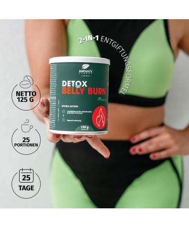 Nature's Finest Detox Belly Burn Powder - Curcuma Thistle & Artichoke Extract | 125g (3 Pack) - International Shipping Available - Buy Online on GoSupps.com