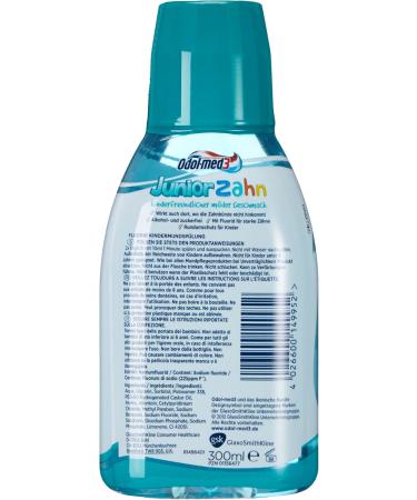 Odol med3 Mouthwash Junior 300ml - Pack of 3 | Best Oral Care for Kids - International Shipping Available - Buy Online on GoSupps.com