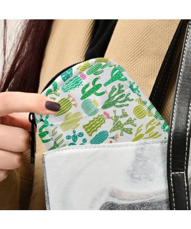 Fustylead Cute Green Cactus Travel Pill Organizer | 7-Day Zipper Pill Case for Vitamins & Supplements - Perfect for Purse Storage - Buy Online on GoSupps.com