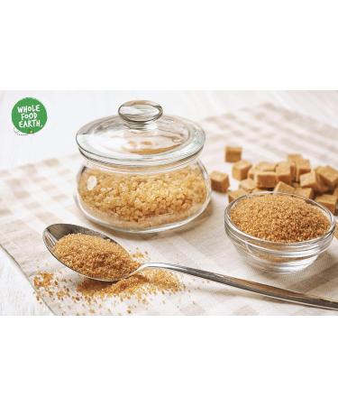 Wholefood Earth Organic Golden Cane Sugar 500g - Raw, Unrefined, Vegan | GMO Free | Certified Organic - Buy Online on GoSupps.com