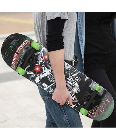 Monster Jam 31 Skateboard - 9-Ply Maple Desk Skateboard for Cruising, Carving, Tricks, and Downhill - Buy Online on GoSupps.com