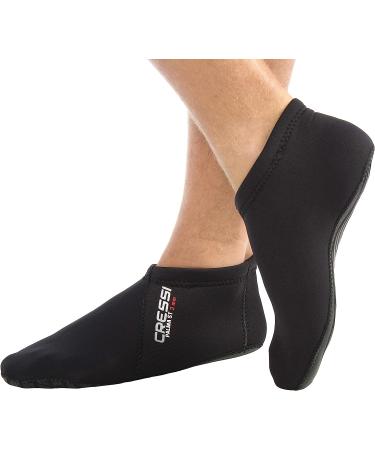 Premium 3mm Neoprene Diving Socks - Small-Medium Black | PALMA ST by Cressi - Buy Online on GoSupps.com