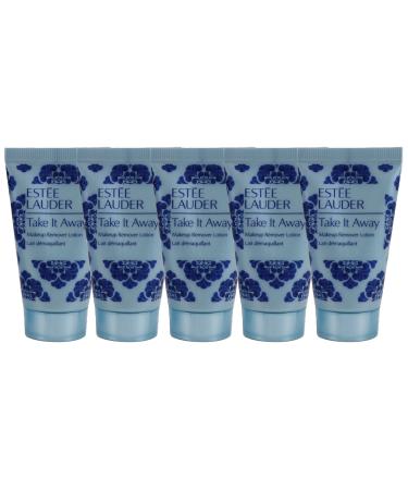 Pack of 5 x Estee Lauder Take It Away Makeup Remover Lotion 1 oz each Travel Size Unboxed