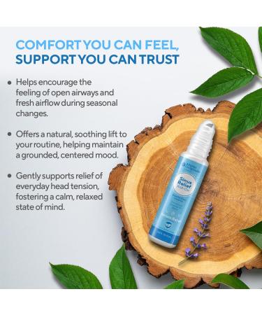 Marie Originals Breathe Blend Essential Oils Sinus Roll on | Natural Eucalyptus Peppermint Lavender Essential Oil Roll on | Aromatherapy Support for Clear Breathing Head Ease Relaxation | 10 mL - Buy Online on GoSupps.com