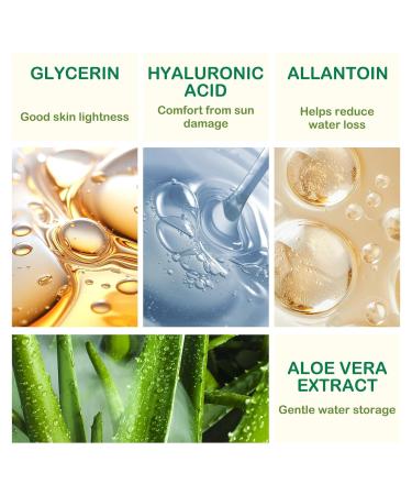 XMXueMei 16PCS Travel Size Aloe Vera Gel Organic Aloe Vera Gel for Face & Body Hydrating After Sun Care Lotion Moisturizing After Sun Care Lotion Set for All Skin Type 1.05 Oz - Buy Online on GoSupps.com