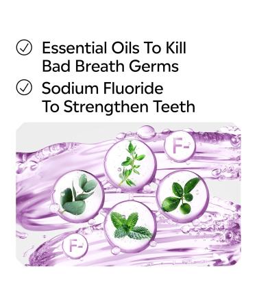 Listerine Total Care Alcohol-Free Mild Mouthwash 6 Benefit Oral Rinse to Help Kill 99.9% of Germs That Cause Bad Breath Strengthen Enamel Mild Mint Flavor 1 L 33.8 Fl Oz (Pack of 1) - Buy Online on GoSupps.com