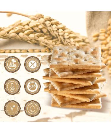 Paskesz Simply Saltines Crackers - Light and Crispy Original Soup Crackers - 8.8 Oz (Pack of 3) | Non-GMO, Ready to Dip - Buy Online on GoSupps.com