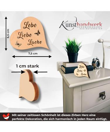 Sagl.Tirol Zirbenherz Mini | Live Love Laugh - International Shipping | Unique Handmade Gifts - Buy Online on GoSupps.com