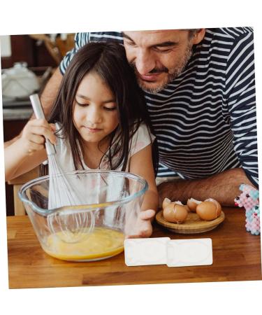 OUNONA 6 Pcs Silicone Mold Silicone Cookie Molds Handmade Dessert Mold Chocolate Ice Cubes Kitchen Baking Mold Cakesicles Mold Candle Making Molds Silica Gel Household Fondant Mold White 5.2X3X1.5CMx3pcs Whitex3pcs - Buy Online on GoSupps.com