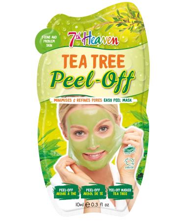 7th Heaven Tea Tree Easy Peel-Off Face Mask with Witch Hazel to Minimise and Refine Pores