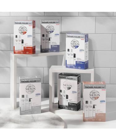 Nioxin System 4 Trial Kit for Coloured Hair with Thinning Hair Treatment - 3-Part System for Hair Thickening - Buy Online on GoSupps.com