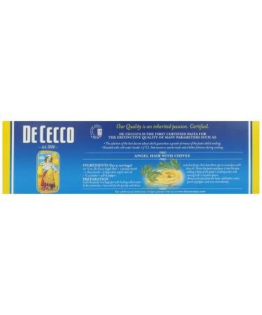 De Cecco Pasta Angel Hair No. 9 16 oz - Premium Italian Pasta for Authentic Flavors - Buy Online on GoSupps.com