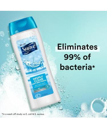 Suave Deeply Clean Body Wash 6 Pack - Gentle Moisturizing Cleanser with Vitamin E & Algae for Dry Skin | Fresh Blend Oil Essence - 18 oz Each - Buy Online on GoSupps.com