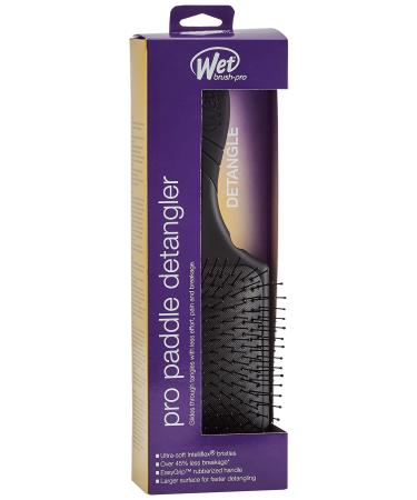 Wet Brush Paddle Detangler Hair Brush Black with Soft Bristles  Perfect Hair Brush for Men  Women and Kids  Detangler for All Hair Types - Blackout - Buy Online on GoSupps.com