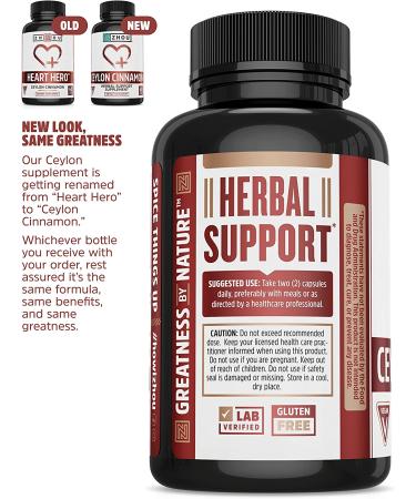 Zhou Ceylon Cinnamon: Supports Heart Health & Joint Mobility - 30 Servings 60 CT - Buy Online on GoSupps.com