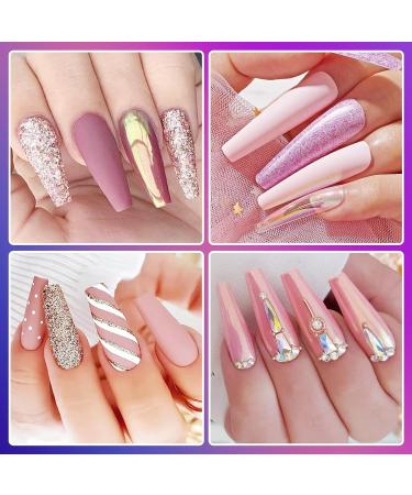 Easkep Clear Coffin Fake Nails - 600Pcs XL Long Ballerina Full Cover Press On Nails with Box | 10 Sizes Acrylic False Nail Tips for Nail Art - Buy Online on GoSupps.com