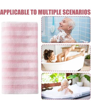 Chiffon de gommage pour le corps | Long tapis de bain double face Chiffon de lavage japonais | Pour le nettoyage le massage le gommage de toutes les peau hommes femmes personnes g es adultes - Buy Online on GoSupps.com