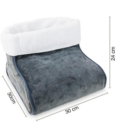Grafner 100W Electric Foot Warmers - 3 Temperature Levels Washable Teddy Feet Automatic Switch-Off - Say Goodbye to Cold Feet! - Buy Online on GoSupps.com