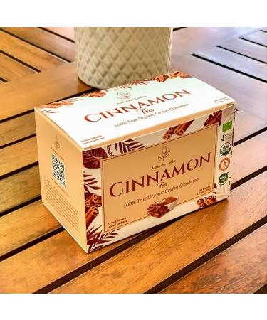 Authentic Lanka 100% True Ceylon Cinnamon Tea 25 Sachets Box - Caffeine Free  Organic Sweet Cinnamon Herbal Tea  Vegan USDA Organic Non GMO Sri Lanka (Ceylon) Origin - Buy Online on GoSupps.com