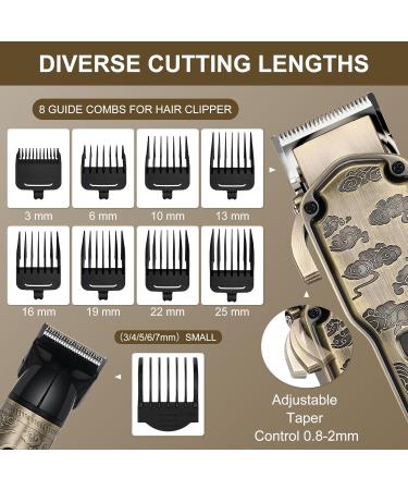 Hatteker Hair Clipper for Men - Waterproof Electric Trimmer Cordless Shaving Kit & Nose Hair Trimmer - Perfect Birthday Gift for Dad - Buy Online on GoSupps.com