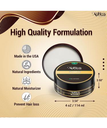 Xotics Spinners Wave Glaze 4oz - Best Organic Wave Grease & Shea Butter Hair Pomade for Men & Women | Strong Hold & Easy Wash Moisturizer - Buy Online on GoSupps.com