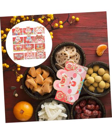 ABOOFAN 72 pcs Red Envelope Cartoon Wallet Purse Bunny Purse Festive Cartoon Money Bag New Year Gift Bag Chinese Style Bunny red envelopes China Year red Envelope Rabbit Modeling - Buy Online on GoSupps.com