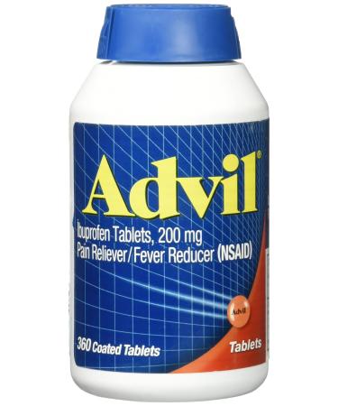 360 Advil Coated Tablets 200 Mg Pain Reliever