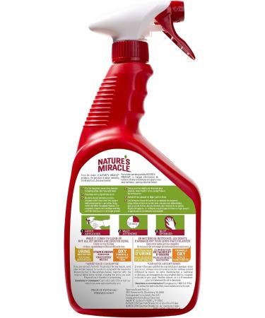 Nature's Miracle Advanced Stain & Odor Remover - 32oz Trigger For Dogs 946mL - Buy Online on GoSupps.com
