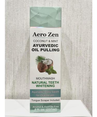 2-Pack Coconut Oil Pulling Mouthwash with Peppermint - Alcohol-Free Oral Care - Fresh Breath Solution - Organic Essential Oils Formula with Tongue Scraper - Gum Health Treatment - 237ML 16 Fl Oz (Pack of 1) - Buy Online on GoSupps.com