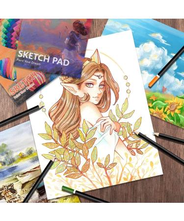 85 Piece Wooden Art Set - Painting Supplies with Watercolor, Oil Pastels, Colored Pencils - Portable Gift for Kids, Beginners, and Artists - Brown - Buy Online on GoSupps.com