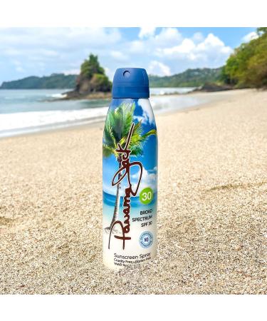 Panama Jack SPF 30 Continuous Spray Sunscreen - Broad Spectrum UVA/UVB Reef-Friendly Water Resistant Cruelty Free - 5.5 OZ - Buy Online on GoSupps.com