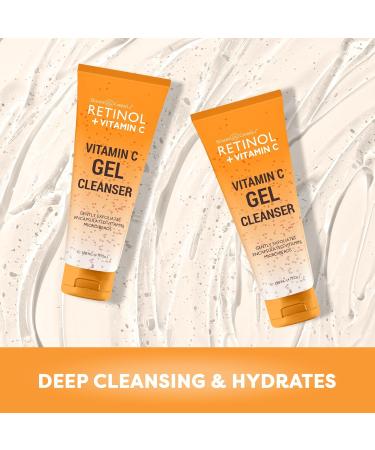 LIVAURA Retinol + Vitamin C Cleanser Face Wash Brightens and Reduces Signs of Aging Fine Lines and Uneven Texture 4 Oz - Buy Online on GoSupps.com