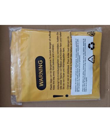 Large Dog Raincoat with Hood & Harness Hole | Waterproof Dog Jacket with Transparent Brim | Breathable & Adjustable Dog Raincoat in Yellow - 5XL - Buy Online on GoSupps.com