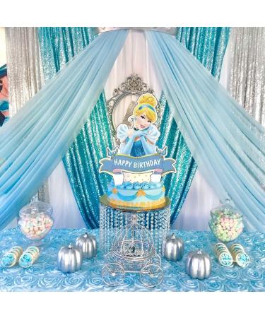 37Pcs Cinderella Party Cake&Cupcake Toppers for Birthday Party Supplies Girls' Theme Birthday Party Decoration - Buy Online on GoSupps.com