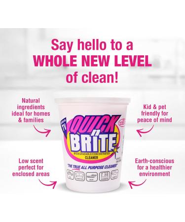 Quick N Brite All Purpose Cleaning Paste - True All Purpose Cleaner 30 oz - Concentrated & Eco-Friendly for International Shipping - Buy Online on GoSupps.com
