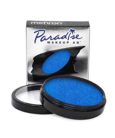 Mehron Paradise Make-up AQ Pro Size |Perfect for stage and screen demonstrations special effects cosplay and Halloween |Water-activated facial and body colors 40 g metallic dark blue