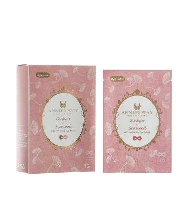 Annie's Way Ginkgo Seaweedcd Anti-Wrinkle Eye Invisible Silk Mask - Taiwan Excellence Fantasy Land Series 10 pcs/box