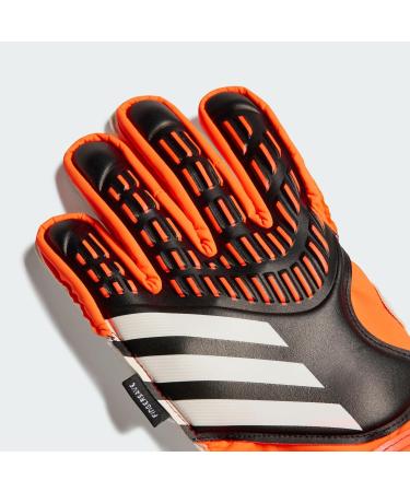 Buy adidas Performance Predator Fingersave Match Goalkeeper Gloves for Kids - Black/Red Size 3.5 | International Shipping Available - Buy Online on GoSupps.com