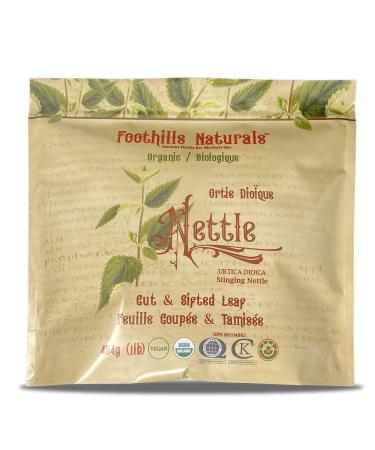 Foothills Naturals Nettle Leaf Tea Organic Caffeine Free (454g Loose leaf Tea) 454 g (Pack of 1)