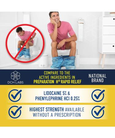 Rapid Relief Hemorrhoid Treatment Cream - Maximum Strength Aloe Vera Formula for Fast Pain Burning Itching & Swelling Relief - Ships Internationally - Buy Online on GoSupps.com