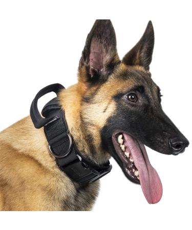 OneTigris Dog Collar with Metal Buckle for Dogs (Black XL) XL Black - Buy Online on GoSupps.com