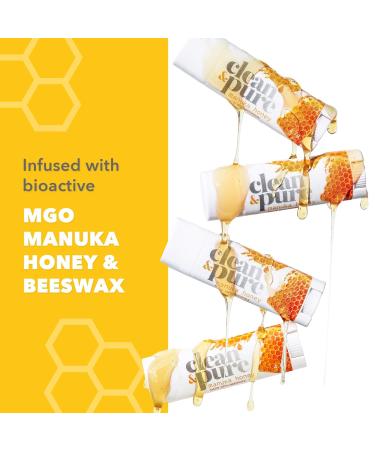 Beekeeper s Favorite Lip Balms 4 Pack | All Natural Beeswax & Manuka Honey Lip Care | Vitamin E Flavored Lip Balm for Dry Chapped Lips - Buy Online on GoSupps.com